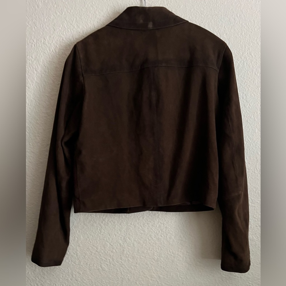 Women’s Mango SELECTION SUEDE LEATHER Jacket Small New - Picture 7 of 10